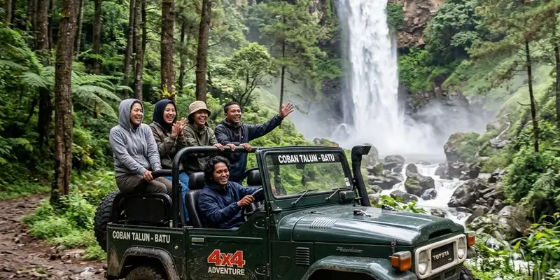 Offroad Coban Talun, Panduan Lengkap Satu Paket Wisata Air Terjun