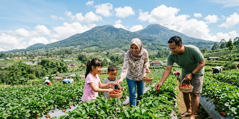 Petik Strawberry Batu: Musim Panen dan Tips Kunjungan Keluarga
