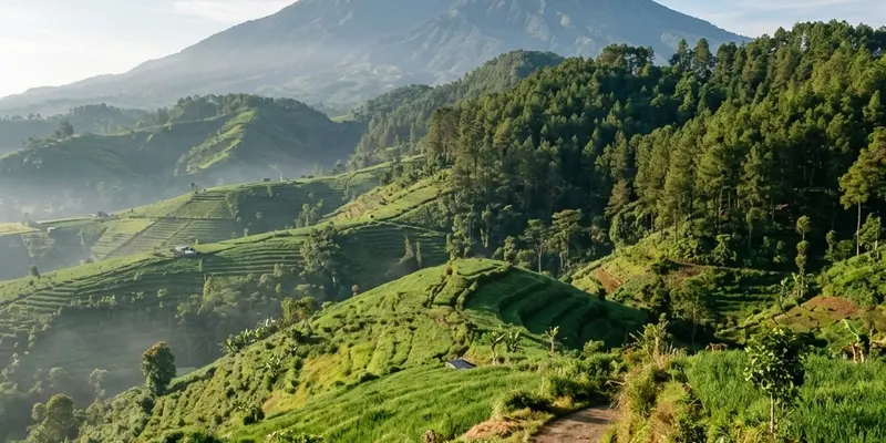 Suasana alam pegunungan dan ragam wahana modern di Malang Skyland